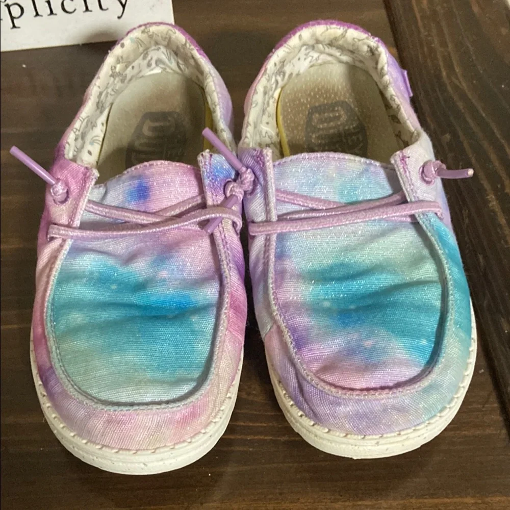 Kids Tie-Dye Slip-On Shoes